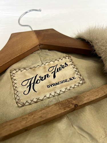 Mink fur shawl - mink,